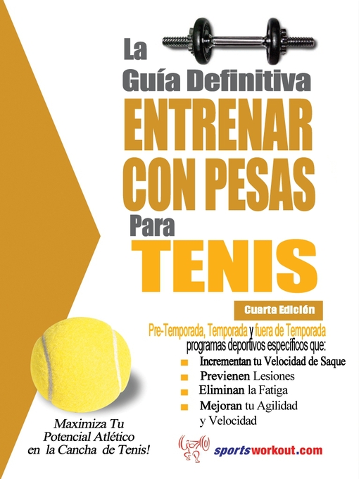 Title details for La guía definitiva - Entrenar con pesas para tenis by Rob Price - Available